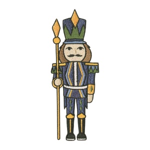 Spargator de Nuci 2D Brodat - Nutcracker, Accesorii de Craciun, Decoratiuni de Craciun de casa, Decoratiuni pentru pomul de Craciun, Broderie, ARTYNOS