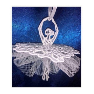 Balerina 3D Brodata , Casa & Stil de viata, Accesorii pentru decorat casa, Decoratiuni de pereti, decoratiuni suspendate, Decoratiuni suspendate, Broderie, ARTYNOS