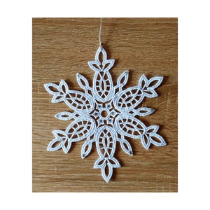 Fulg de Zapada 2D cu Cristale - crăciun - decorațiuni de crăciun de casă - globuri de crăciun - Artynos.ro