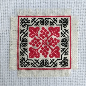 Suport Pahare Model Traditional Brodat, Casa & Stil de viata, Accesorii pentru echipamente de bucatarie, Accesorii de servire, Suporturi pahare, Broderie, ARTYNOS