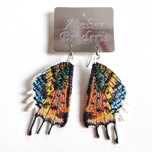 Cercei Aripi de Fluture Exotic Madagascar - Artynos.ro