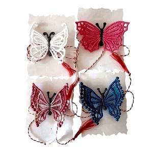 Set Martisoare Fluturi , Bijuterii, Martisor, Broderie, ARTYNOS