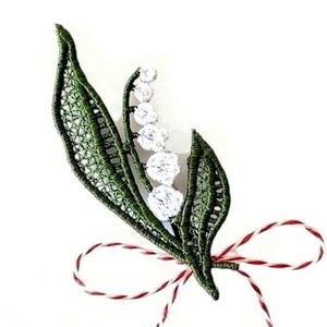 Martisor Margaritar Brodat - Artynos.ro