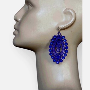 Cercei Royal cu Cristale � Eleganti și Stralucitori - bijuterii - cercei - cercei lungi - Artynos.ro