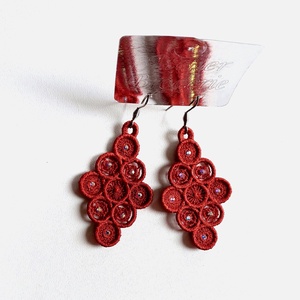 Cercei Romb cu Cristale, Bijuterii, Cercei, Cercei brodati, Broderie, Eleganti si de succes.
Cristale hotfix de foarte buna calitate care nu se dezlipesc in timp.
Lungim..., ARTYNOS