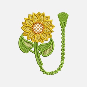 Semn de carte cu floarea soarelui - Artynos.ro