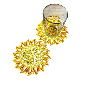 Set Suport Pahare Soare - casă & stil de viață - echipamente de bucătărie - accesorii de servire - coastere - Artynos.ro