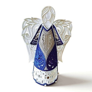 Inger varf brad 3D Brodat - crăciun - decorațiuni de crăciun de casă - figurine pentru pomul de crăciun - Artynos.ro