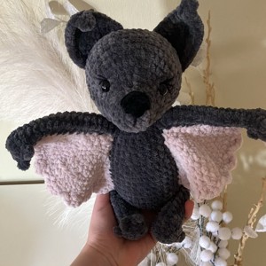 Chenille amigurumi liliac, , , ARTYNOS