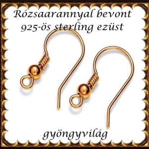 Bijuterie din argint 925 clema pentru cercei, agatat EFK A 10-2rg, , , ARTYNOS