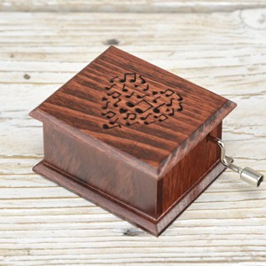 Cutie muzicală Flaut Magic din mahon Mozart - casă & stil de viață - accesorii pentru decorat casa - decorațiuni de masă și decorațiuni pentru rafturi  - cutii muzicale - Artynos.ro