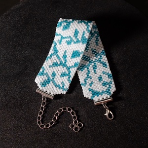 Brățară țesută mărgele miyuki - model Spring - bijuterii - brățări - brățări din mărgele - Artynos.ro