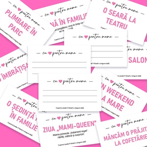 Set 30 Vouchere cadou, cu drag pentru Mama - accessorii și unelte - carte, ziar - carte nouă - Artynos.ro