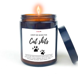 Lumanare parfumata BUNILU, ceara de soia naturala, recipient sticla cu capac, eticheta amuzanta, 150 ml - casă & stil de viață - lumânări, parfumuri, arome - lumânări artizanale - Artynos.ro