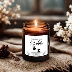 Lumanare parfumata BUNILU, ceara de soia naturala, recipient sticla cu capac, eticheta amuzanta, 150 ml - casă & stil de viață - lumânări, parfumuri, arome - lumânări artizanale - Artynos.ro