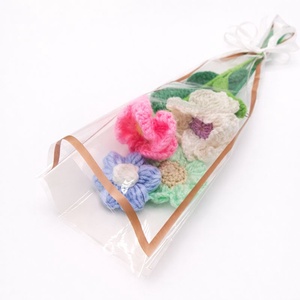 Buchet flori crosetate handmade � Flori decorative textile multicolore - casă & stil de viață - decorațiuni de casă - accesorii florale - buchete de flori - Artynos.ro