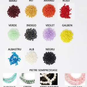 Brățară Personalizabilă cu Pietre Naturale, Mărgele Colorate și Cartonaș cu mesaj - bijuterii - brățări - brățări din pietre semiprețioase - Artynos.ro