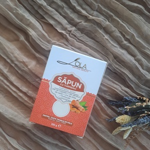 Sapun cu turmeric,migdale si portocale Lola Natural Beauty, Igiena si Infrumusetare, Sapunuri si articole de igiena, Bureti de baie, , Sapunul cu turmeric este realizat manual ,prin metoda la rece,curata bland pielea ,elimina impurita..., ARTYNOS