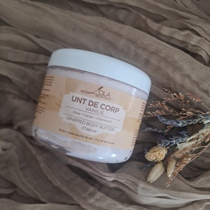 Unt de corp vanilie,shea,cacao ,vitamina E Lola Natural Beauty ,200ml - Artynos.ro