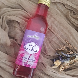 Sirop de lavandă,vanilie și ghimbir Lola Natural Beauty ,250 ml - alimente - siropuri de casă - Artynos.ro