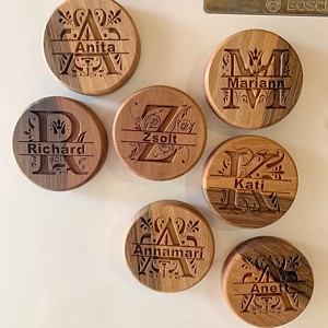 Desfacator de sticle din lemn magnetic, gravat si personalizat., , Prelucrarea lemnului, ARTYNOS