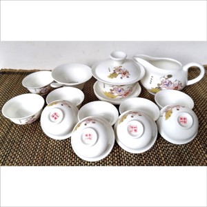 Set special de ceai chinezesc mic, într-o cutie de bambus - casă & stil de viață - echipamente de bucătărie - accesorii de servire - căni - Artynos.ro