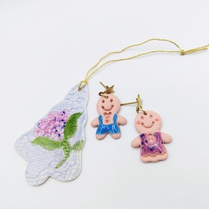 Cercei Gingerbread  - bijuterii - cercei - cercei cu figurine - Artynos.ro