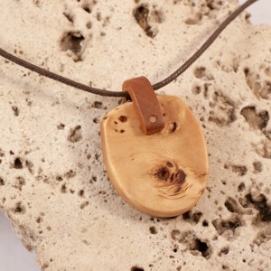 Colier din lemn, colier pandantiv, , , ARTYNOS