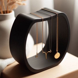 Suport elegant pentru coliere, suport pentru bijuterii � Design curbat, suport pentru bijuterii imprimat 3D pentru coliere, suport minimalist pentru bijuterii, , , ARTYNOS