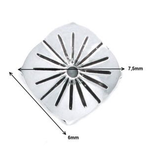 Accesorii pentru bijuterii din argint 925: capac cu perle EGYK 23 -  - Artynos.ro