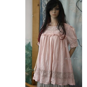 HAJNI TUNIKA - shabby chic design felső, Imbracaminte si moda, Haine dama, Tunica, Cusatura, Obiecte pictate, ARTYNOS