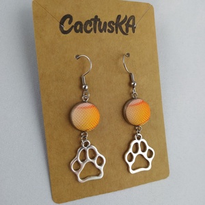 Cercei cu pandantiv laba, Bijuterii, Cercei, Cercei lungi, Confectionarea bijuteriilor, ARTYNOS