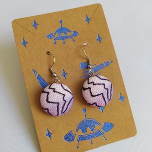 Cercei cu model zigzag - Artynos.ro