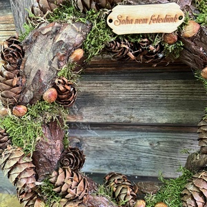 Naturális koszorú termésekkel, Casa & Stil de viata, Accesorii pentru decorat casa, Suport de flori, Coronite decor, Aranjament de flori, ARTYNOS