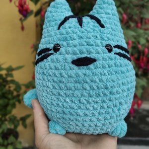 Jucărie Pisică Pusheen Turcoaz din Pluș - Pernuță Pufoasă, 20 cm - jucării și echipamente pentru copii - plușuri - pisică de pluș - Artynos.ro