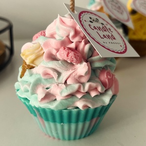 Capcake Candle , Casă & Stil de viață, Lumânări, parfumuri, arome, Lumânare - lumânări artizanale, Lumânare și fabricarea lumânărilor, ARTYNOS