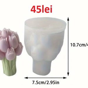 Matrite Silicon pentru Lumanari/Sapun/Ipsos- Flori - accessorii și unelte - unelte, instrumente - șabloane - Artynos.ro