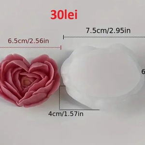 Matrite Silicon pentru Lumanari/Sapun/Ipsos- Flori - accessorii și unelte - unelte, instrumente - șabloane - Artynos.ro