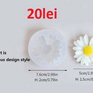 Matrite Silicon pentru Lumanari/Sapun/Ipsos- Flori - accessorii și unelte - unelte, instrumente - șabloane - Artynos.ro