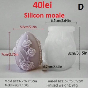 Matrite Silicon pentru Lumanari/Sapun/Ipsos- Primavara, Paste - Artynos.ro