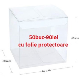 Cutii acetofan diverse marimi: 5x5x5, 5.5X5.5x3.5, 6x6x6 pt. marturii - accessorii și unelte - material de împachetare - cutie, cilindru - Artynos.ro