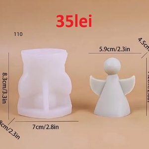 Matrite din Silicon pentru Marturii Ingeras lumanari, sapun, ipsos - accessorii și unelte - materie primă mixtă - lumânare - Artynos.ro