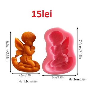 Matrite din Silicon pentru Marturii Ingeras lumanari, sapun, ipsos - accessorii și unelte - materie primă mixtă - lumânare - Artynos.ro