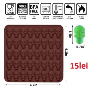Matrite din Silicon pentru Toamna/Halloween lumanari, sapun, ipsos - accessorii și unelte - materie primă mixtă - lumânare - Artynos.ro