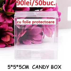Cutii acetofan diverse marimi: 5x5x5, 5.5X5.5x3.5, 6x6x6 pt. marturii, Accessorii si unelte, Material de impachetare, Cutie, cilindru, Altele, ARTYNOS