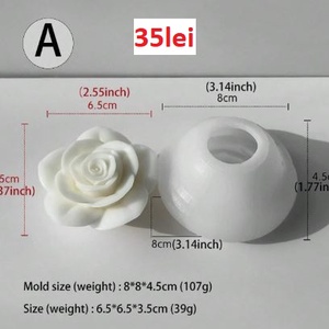 Matrite din Silicon pentru Aranjamente florale  lumanari, sapun, ipsos - accessorii și unelte - materie primă mixtă - lumânare - Artynos.ro