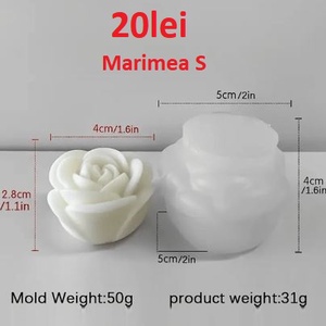 Matrite din Silicon pentru Aranjamente florale  lumanari, sapun, ipsos - accessorii și unelte - materie primă mixtă - lumânare - Artynos.ro