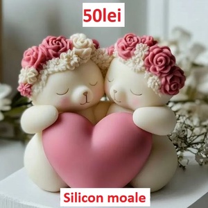 Matrite din Silicon pentru Marturii Botez Ursulet part 2  lumanari, sapun, ipsos - accessorii și unelte - materie primă mixtă - lumânare - Artynos.ro