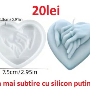 Matrite din Silicon pentru Marturii Nunta  lumanari, sapun, ipsos - Artynos.ro