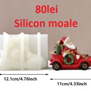 Matrite din Silicon pentru Craciun part 1 lumanari, sapun, ipsos - accessorii și unelte - materie primă mixtă - lumânare - Artynos.ro